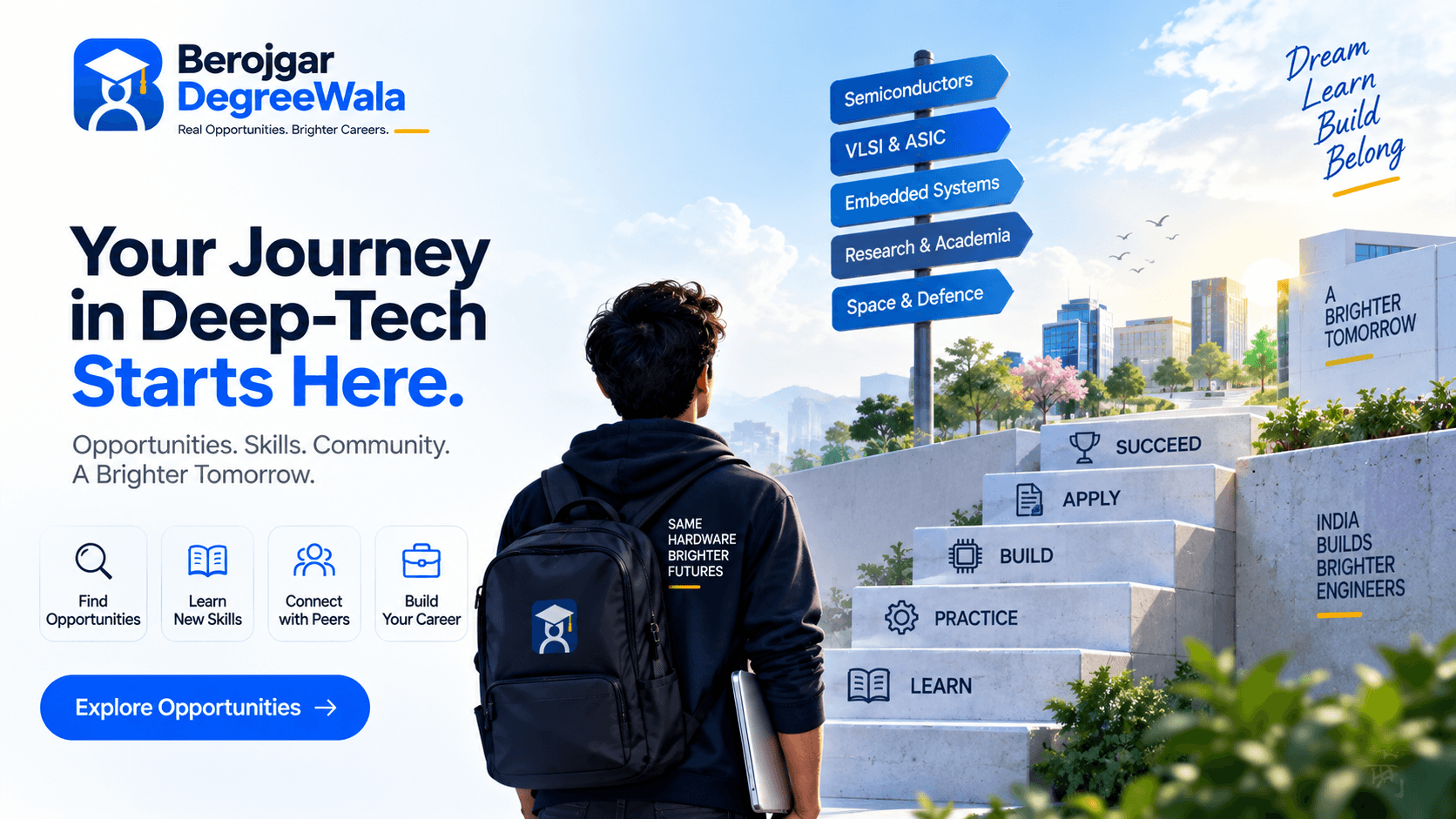 Career journey milestones and semiconductor hardware opportunities